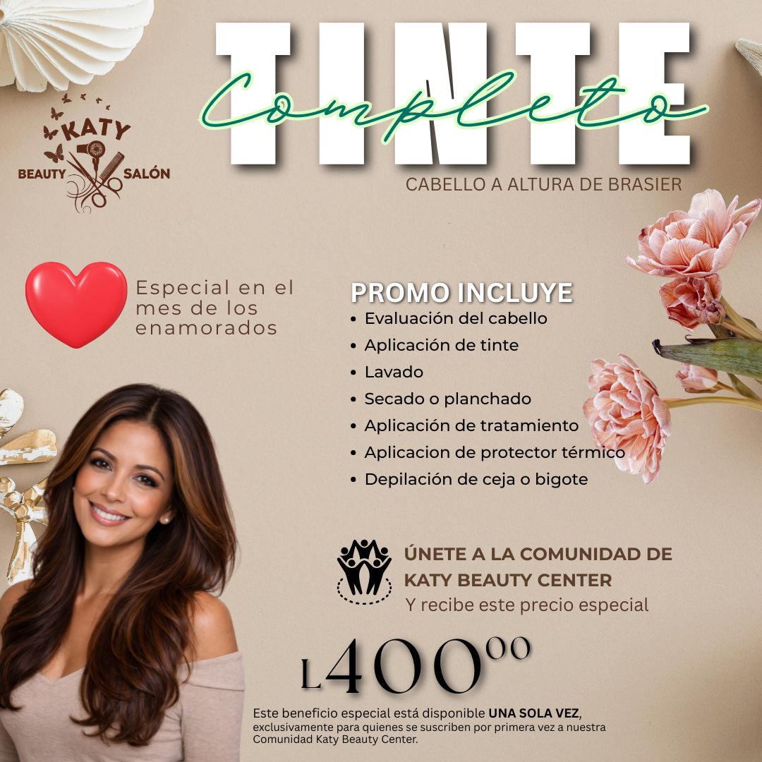 Especial exclusivo disponible para miembros de Katy Beauty Center